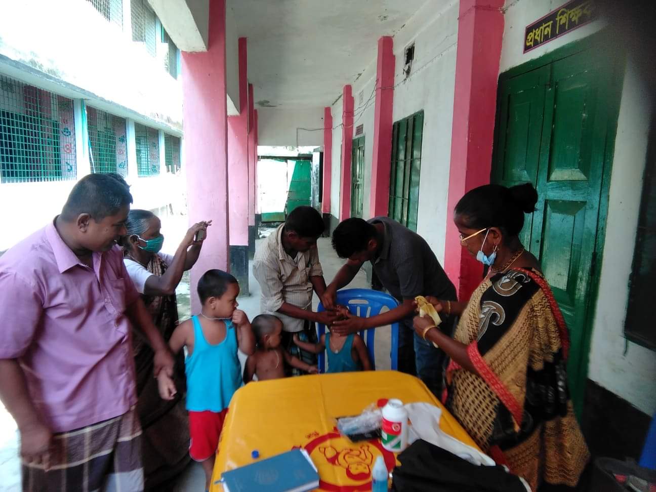 মুক্তারপুর সঃপ্রাঃবিদ্যালয়ে ইপিআই+স্যাটেলাইট