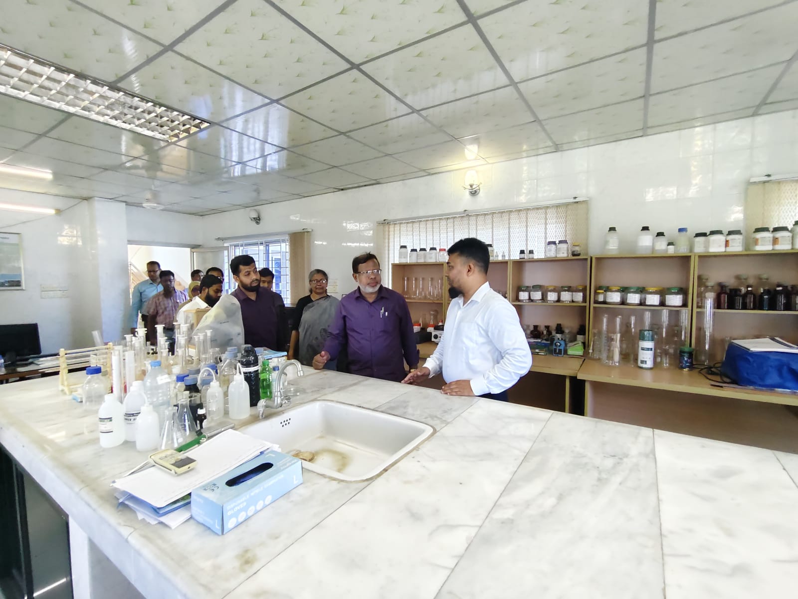 মৎস্য ও প্রাণিসম্পদ মন্ত্রণালয়ের মাননীয় প্রতিমন্ত্রী ও সম্মানিত সচিব মহোদয়ের বিএফআরআই, নদী উপকেন্দ্র, রাঙ্গামাটি পরিদর্শন