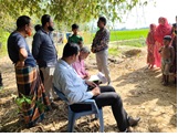 অবৈধভাবে মাটি উত্তোলন বন্ধে অভিজান ।
