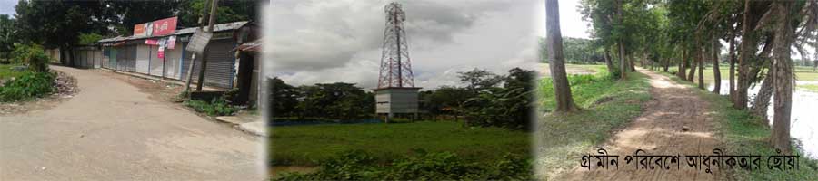 গ্রামীন পরিবেশে আধুনিকতার ছোয়া