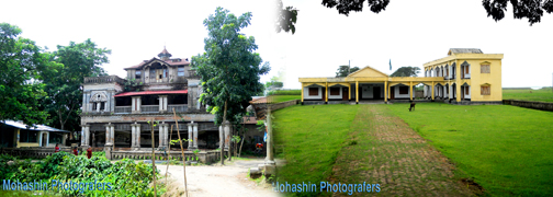 ১০ নং গোকণ ইউনিয়ন পরিষদ কমপ্লেক্স ও নবাব স্যার সৈয়দ সামছুল হুদা সাহেবের বাড়ি