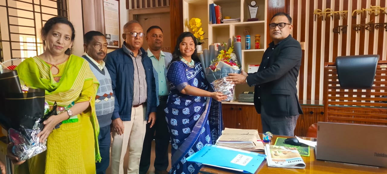 সিনিয়র পোস্টমাস্টার হিসাবে দায়িত্ব গ্রহণ ও হস্তান্তর