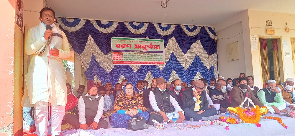 নবনির্বাচিত ইউপি চেয়ারম্যান ও সদস্যগণের প্রথম সভার চিত্র।