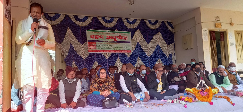 নবনির্বাচিত ইউপি চেয়ারম্যান ও সদস্যগণের প্রথম সভার চিত্র।