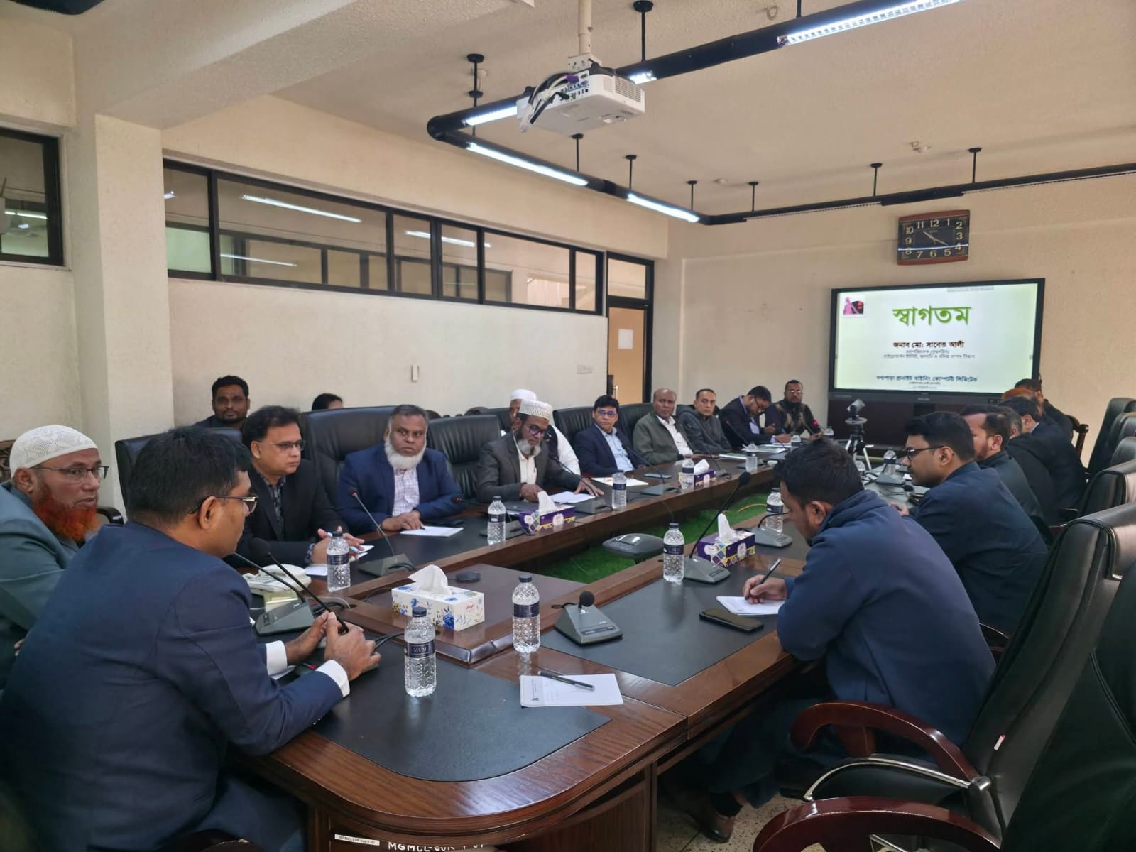 মধ্যপাড়া গ্রানাইট মাইনিং কোম্পানী লিমিটেড পরিদর্শন এবং কোম্পানির কর্মকর্তাগণের সাথে মহাপরিচালক, হাইড্রোকার্বন ইউনিট -এর মতবিনিময়