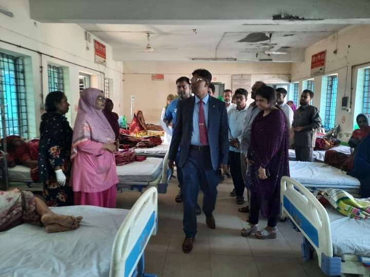 সিভিল সার্জন, জয়পুরহাট। পরিদর্শন কালীন সময়