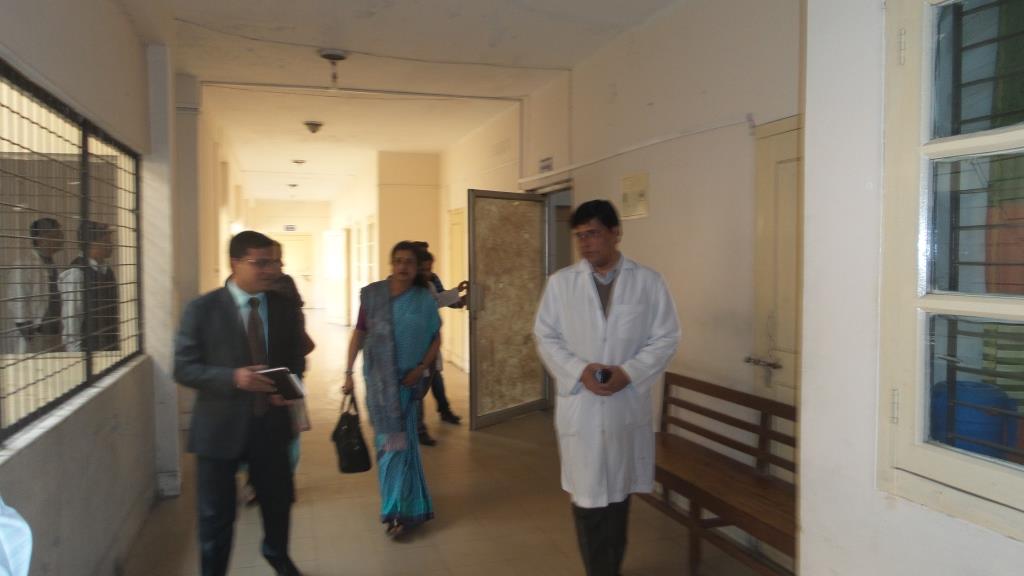 মাননীয় অতিরিক্ত সচিব, মহোদয় অন্তঃ বিভাগ পরিদর্শন