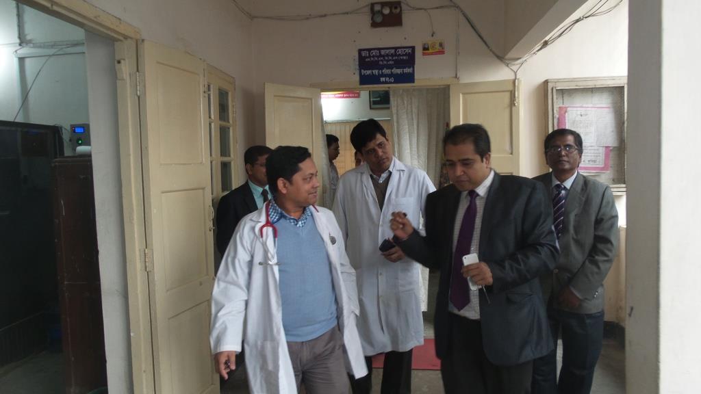মাননীয় অতিরিক্ত সচিব, মহোদয় অন্তঃ বিভাগ পরিদর্শন