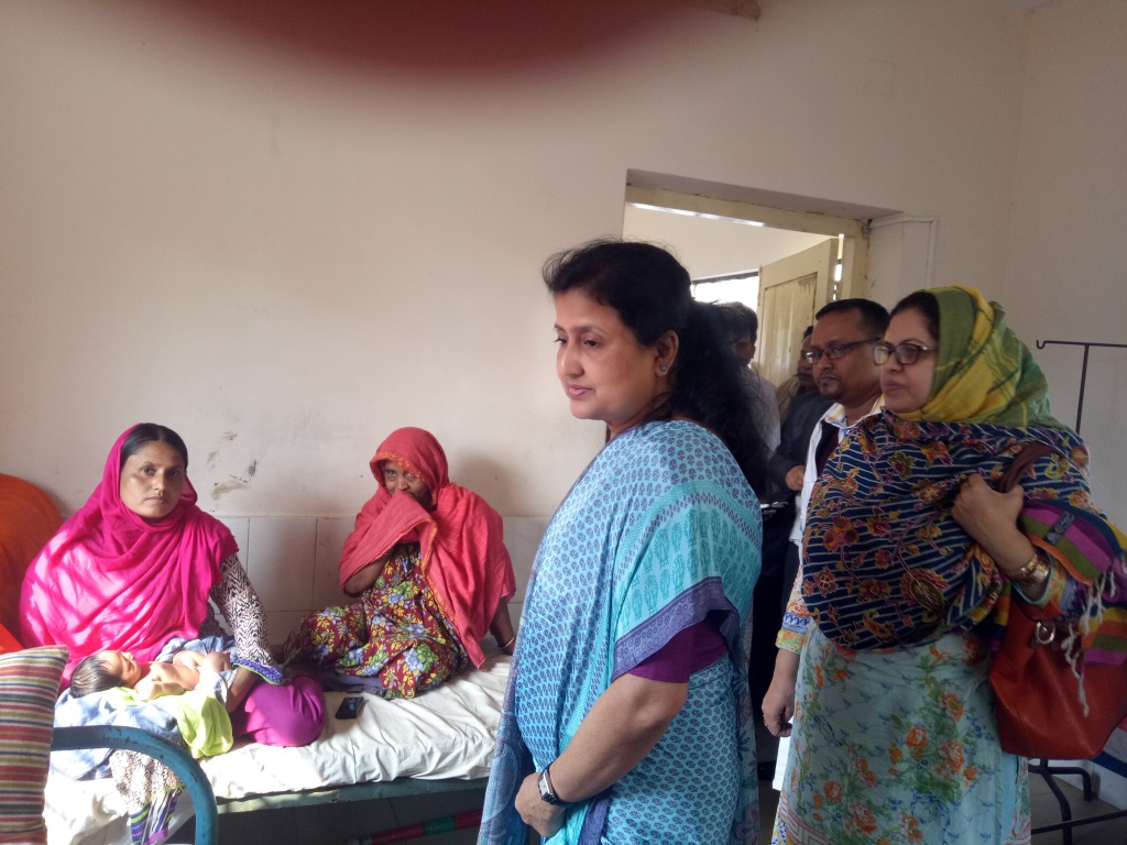 মাননীয় অতিরিক্ত সচিব, মহোদয় অন্তঃ বিভাগ পরিদর্শন