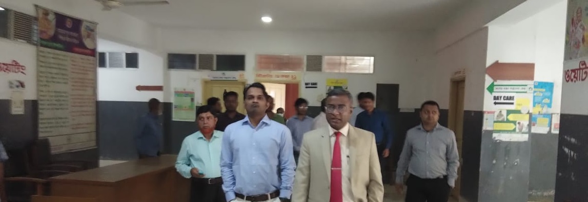 কিশোরগঞ্জ জেলার সিভিল সার্জন ডা. সাইফুল ইসলাম স্যারের হাসপাতাল পরিদর্শন