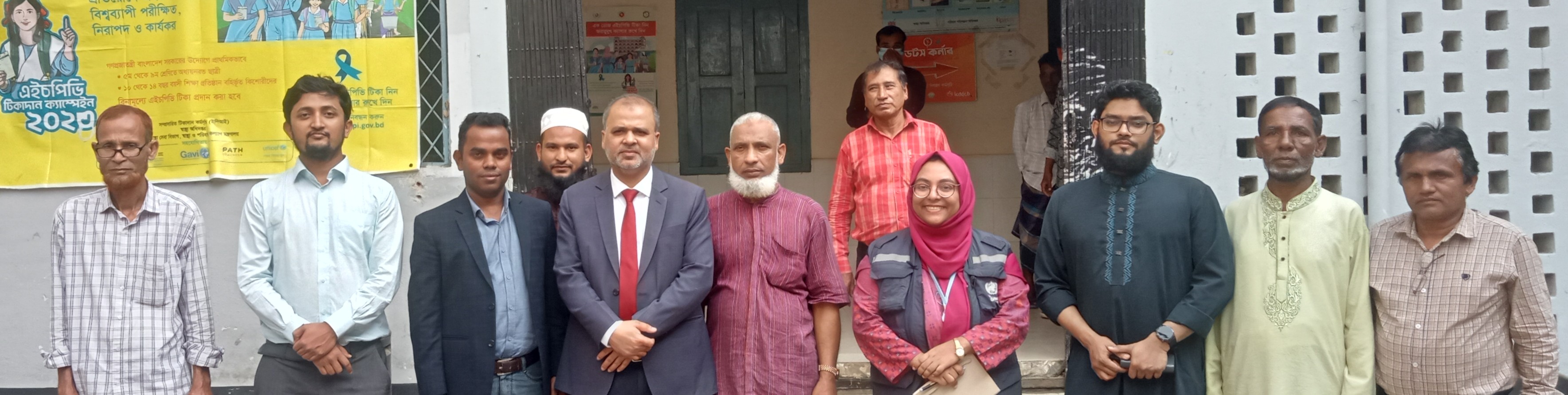 শ্রদ্ধেয় সিভিল সার্জন ডা. জসিম উদ্দিন স্যারের জগন্নাথপুর উপজেলা পরিদর্শন