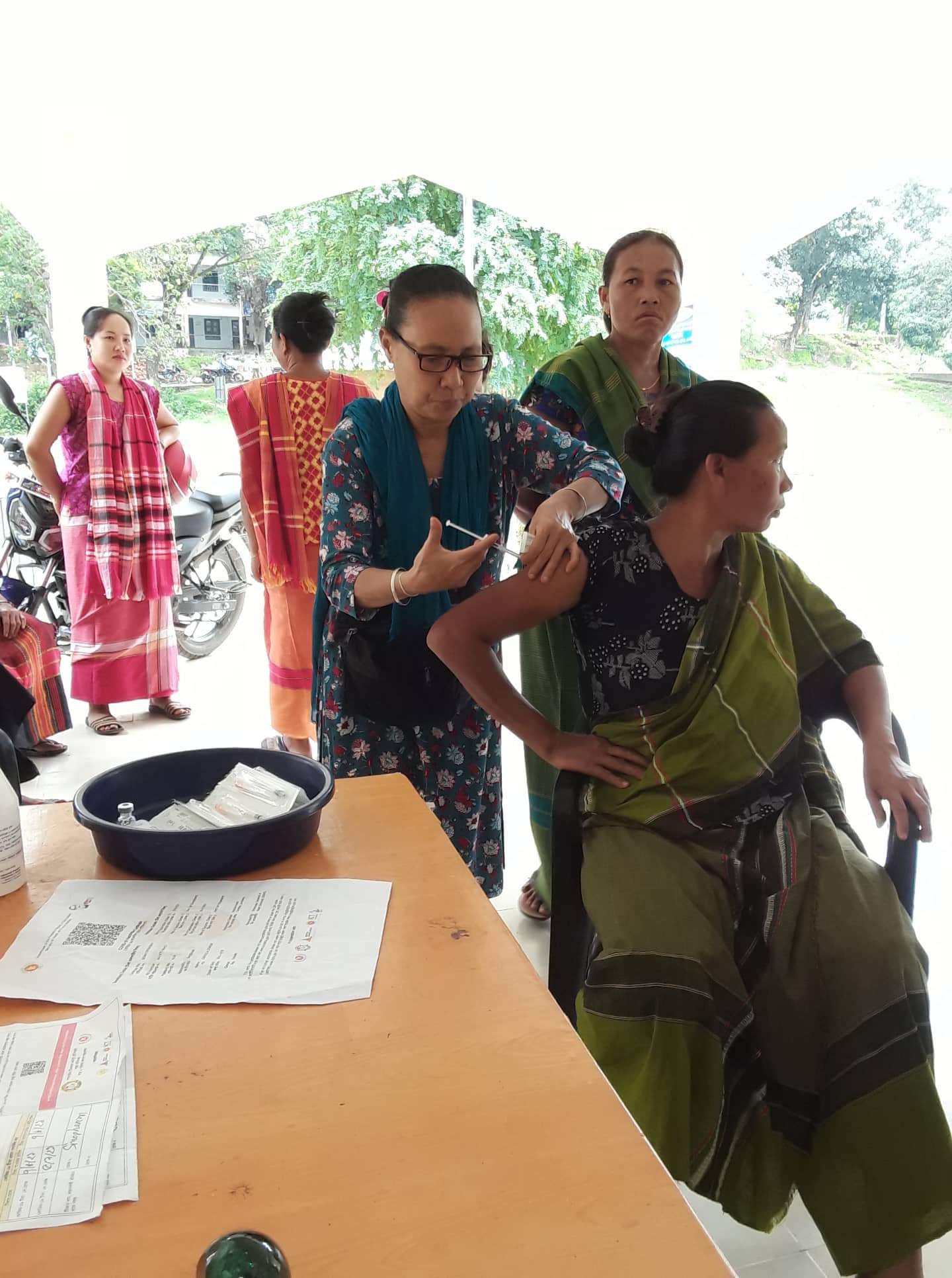 দূর্গম এলাকাতে কোভিড-১৯ টিকা কার্যক্রম