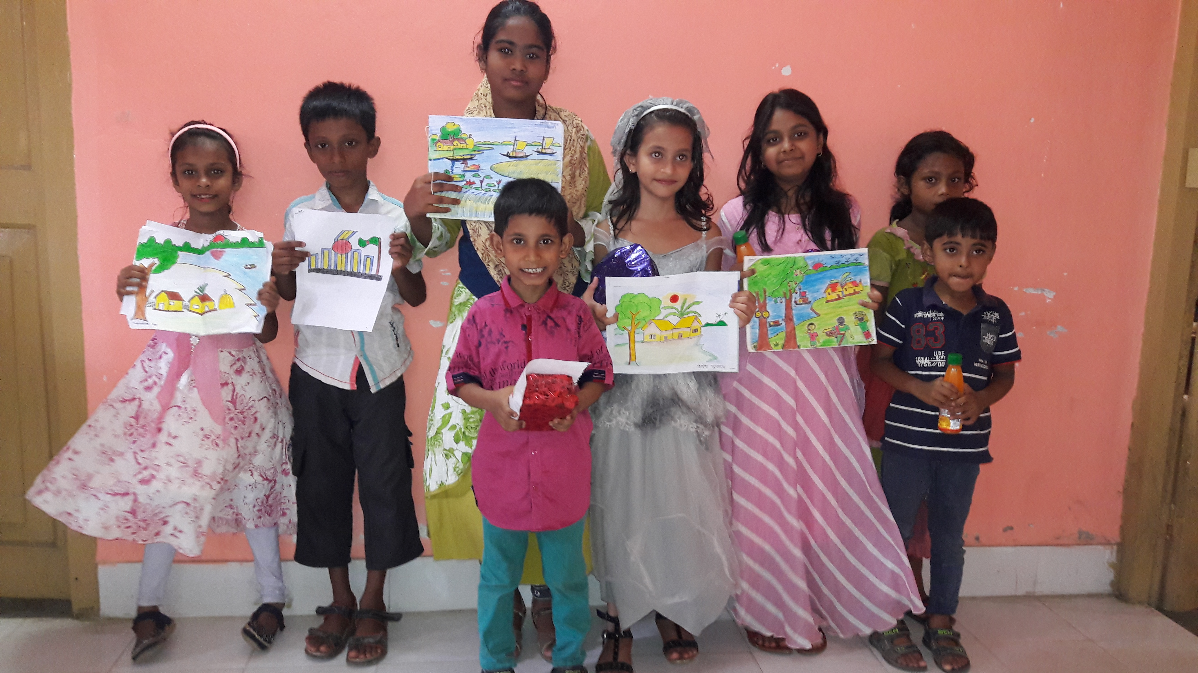 জাতীয় পুষ্ঠি সপ্তাহ/2019 ইং পুষ্ঠি বিষয়ক অংকন প্রতিযোগীতায় পুরস্কারপ্রাপ্ত ছবি