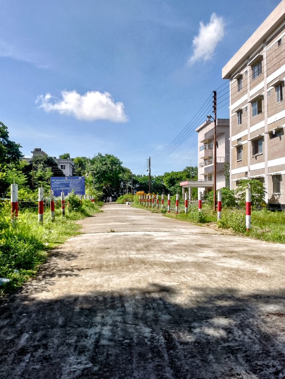 মেঘনা উপজেলা স্বাস্থ্য কমপ্লেক্স এর প্রধান রাস্তা