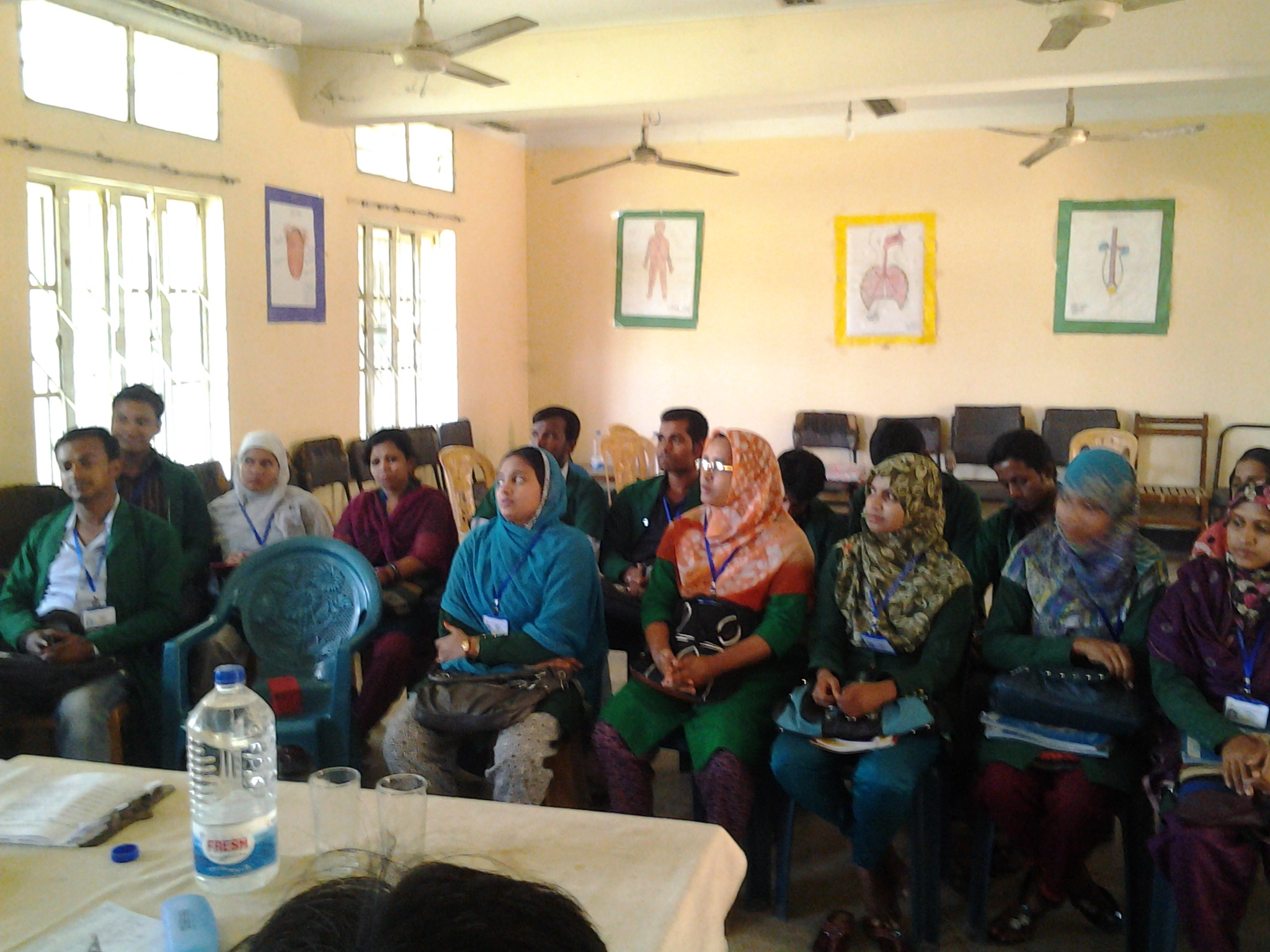 প্রশিক্ষন ক্লাসে সিএইচসিপি