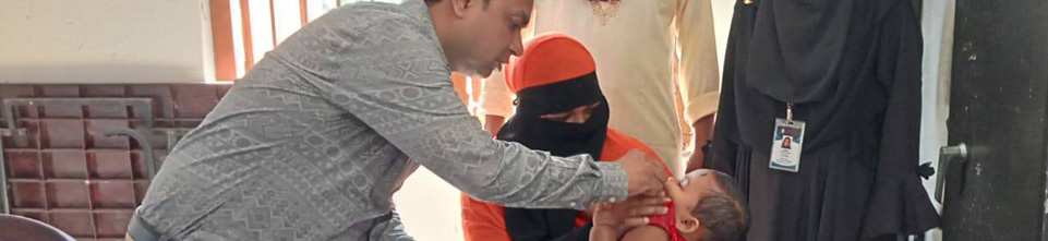 ভিটামিন এ+ ক্যাম্পেইনে পরিদর্শন মাঠ পর্যায়ে