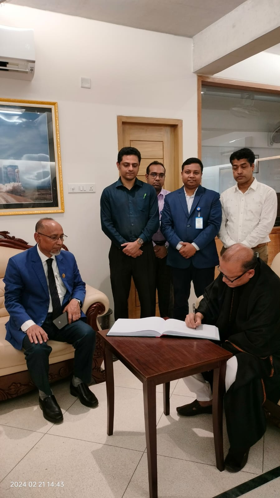 অতিরিক্ত মহাপরিচালক (প্রশাসন) ,পরিচালক (প্রশাসন) , বিভাগীয় পরিচালক স্যারের পরিদর্শন