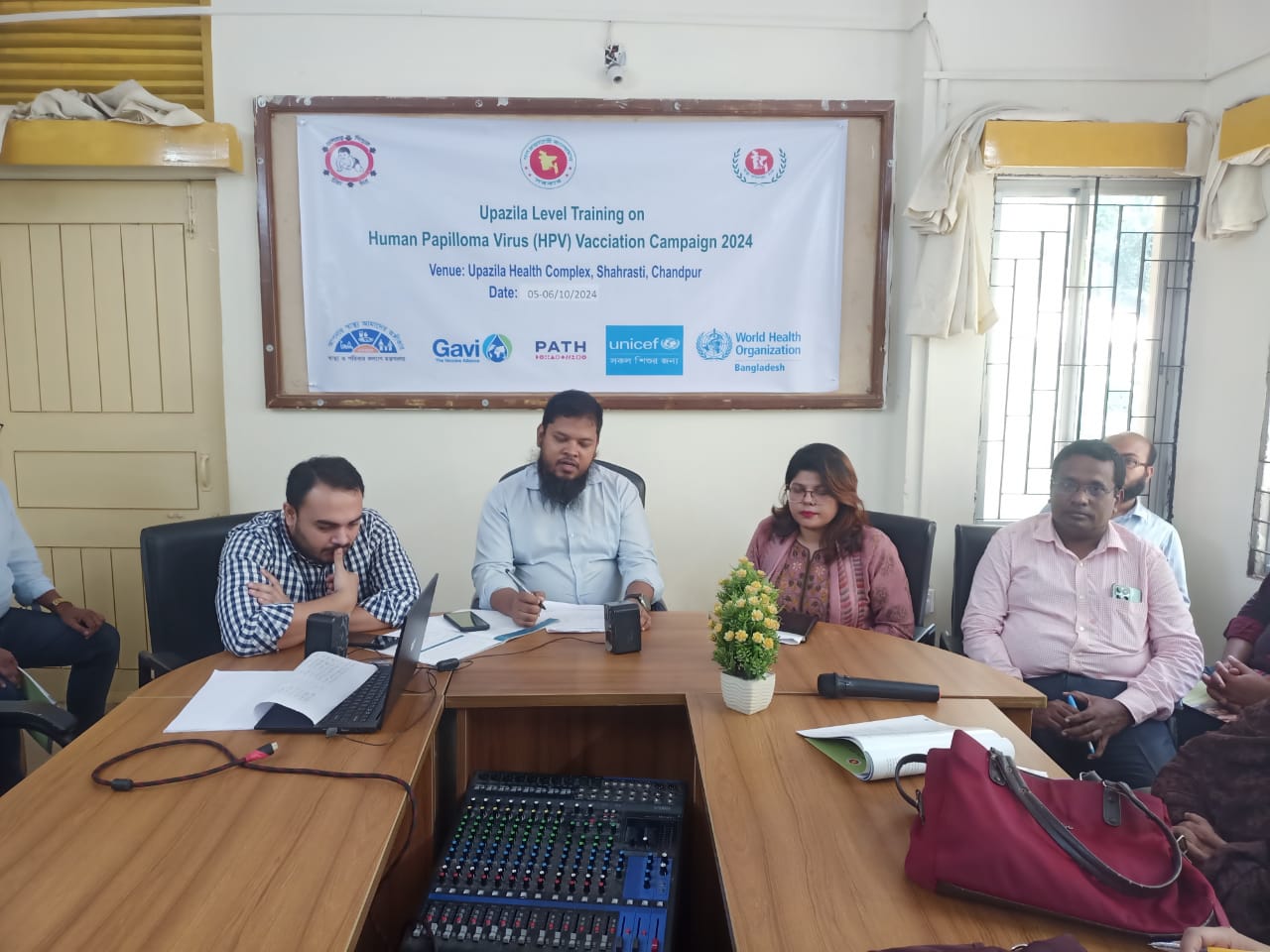 HPV Vaccine Campaign Vaccinators Training Pic