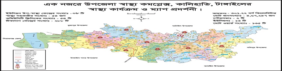 Upazila Health Service map