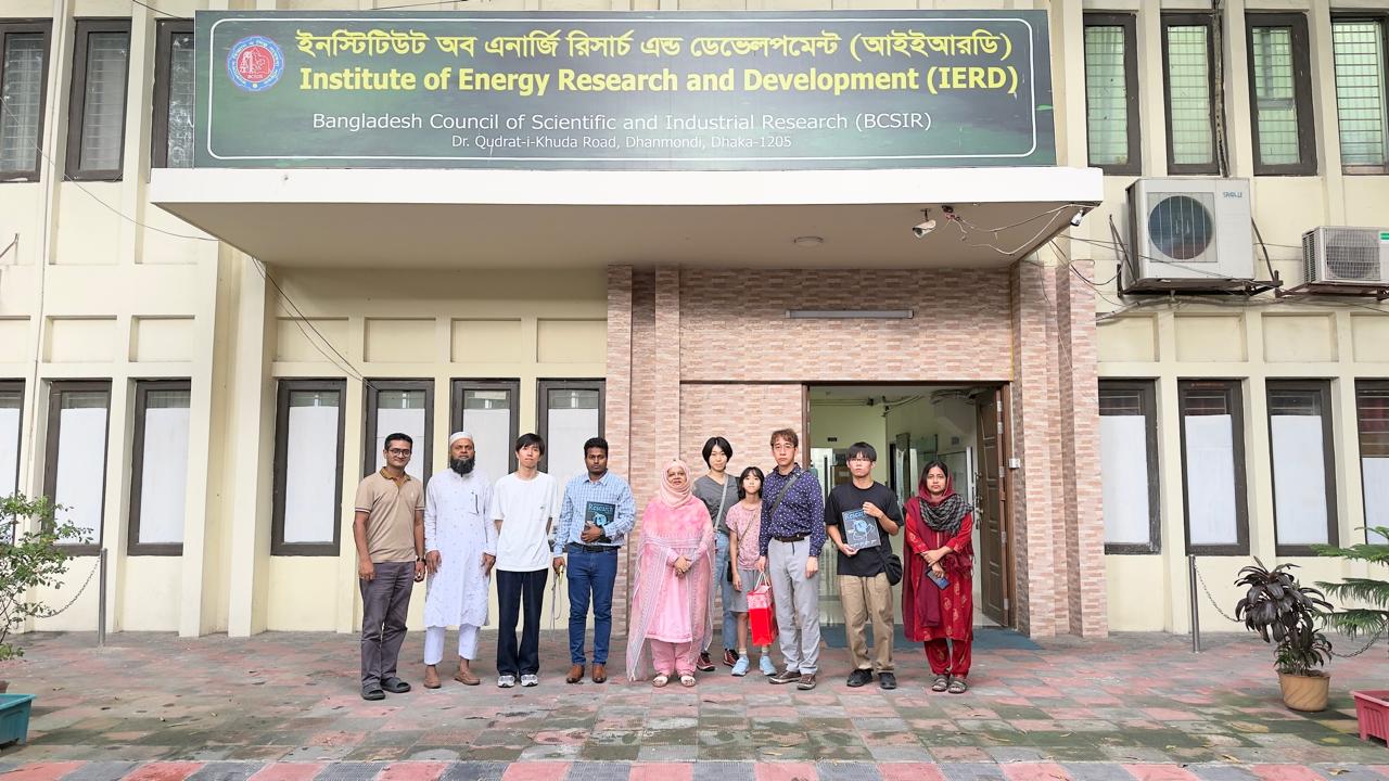 Assoc. Prof. Shinichiro Mouri with his team from Ritsumeikan University, Japan visited IERD on 21st August 2025