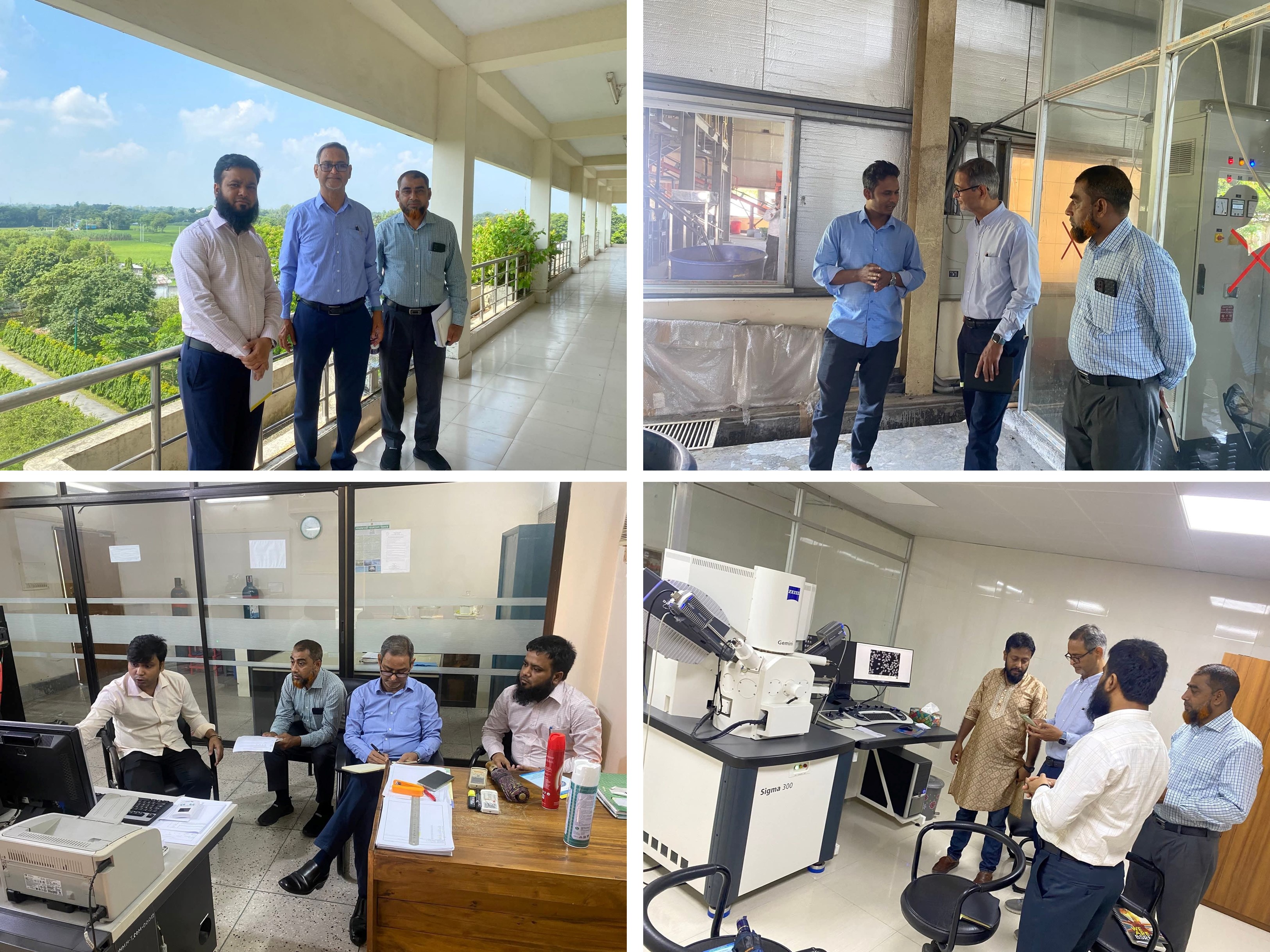 Team from BSRM led by Mr. Bipin Sharma (General Manager- Quality and Risk Management) visited IMMM, BCSIR.