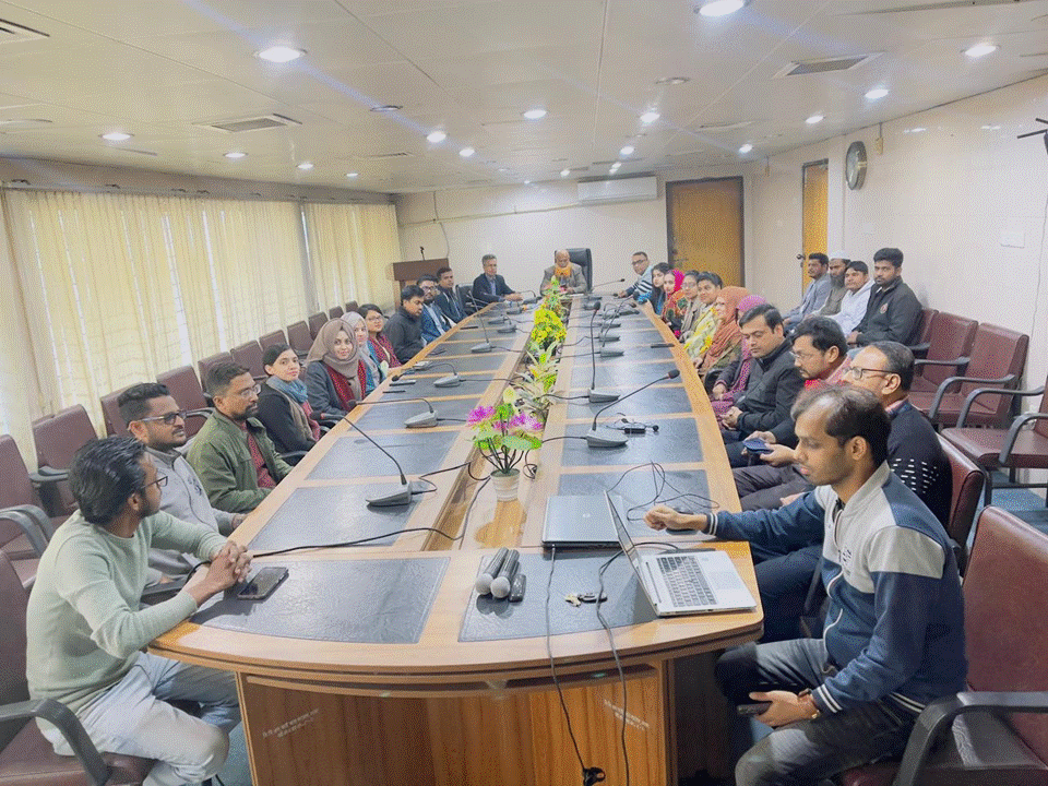 গণভোট-২০২৬ সচেতনতামূলক সভা, আইএনএআরএস, বিসিএসআইআর, ঢাকা।