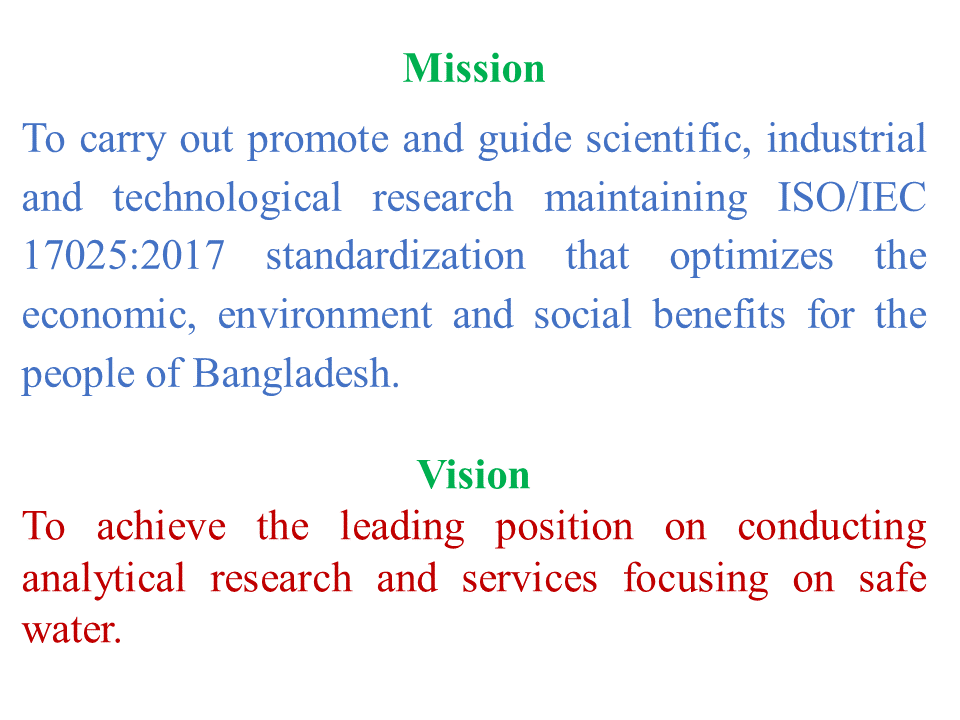 Vision &amp; Mission of INARS