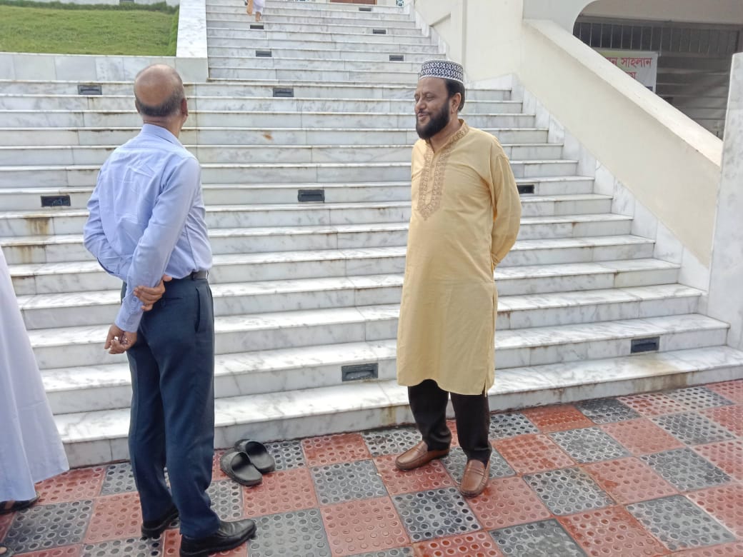 মহাপরিচালক মহোদয়ের সাথে মডেল মসজিদ পরিদর্শন-২০২৩