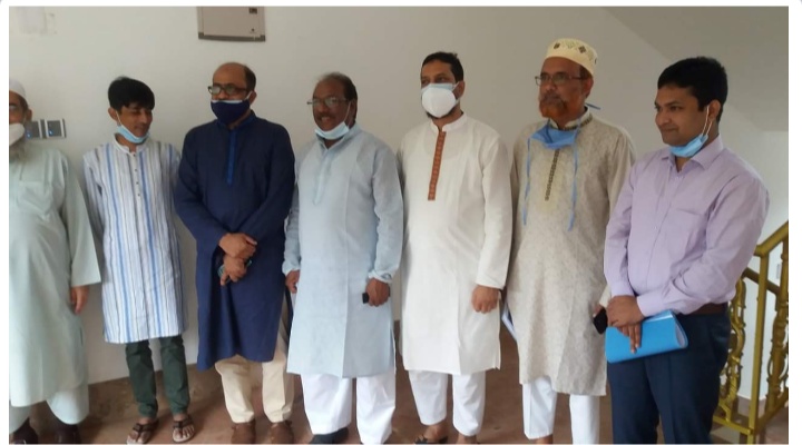 নীলফামারী জেলায় কোভিড-১৯ সংক্রমন নিয়ে ইমাম সাহেবদের সাথে মত বিনিময় ও পাঁচ দিনব্যাপী রিফ্রেসার্স প্রশিক্ষন কোর্সের উদ্বোধন করেন জনাব আনিস মাহমুদ,মহাপরিচালক ইসলামিক ফাউন্ডেশন।
