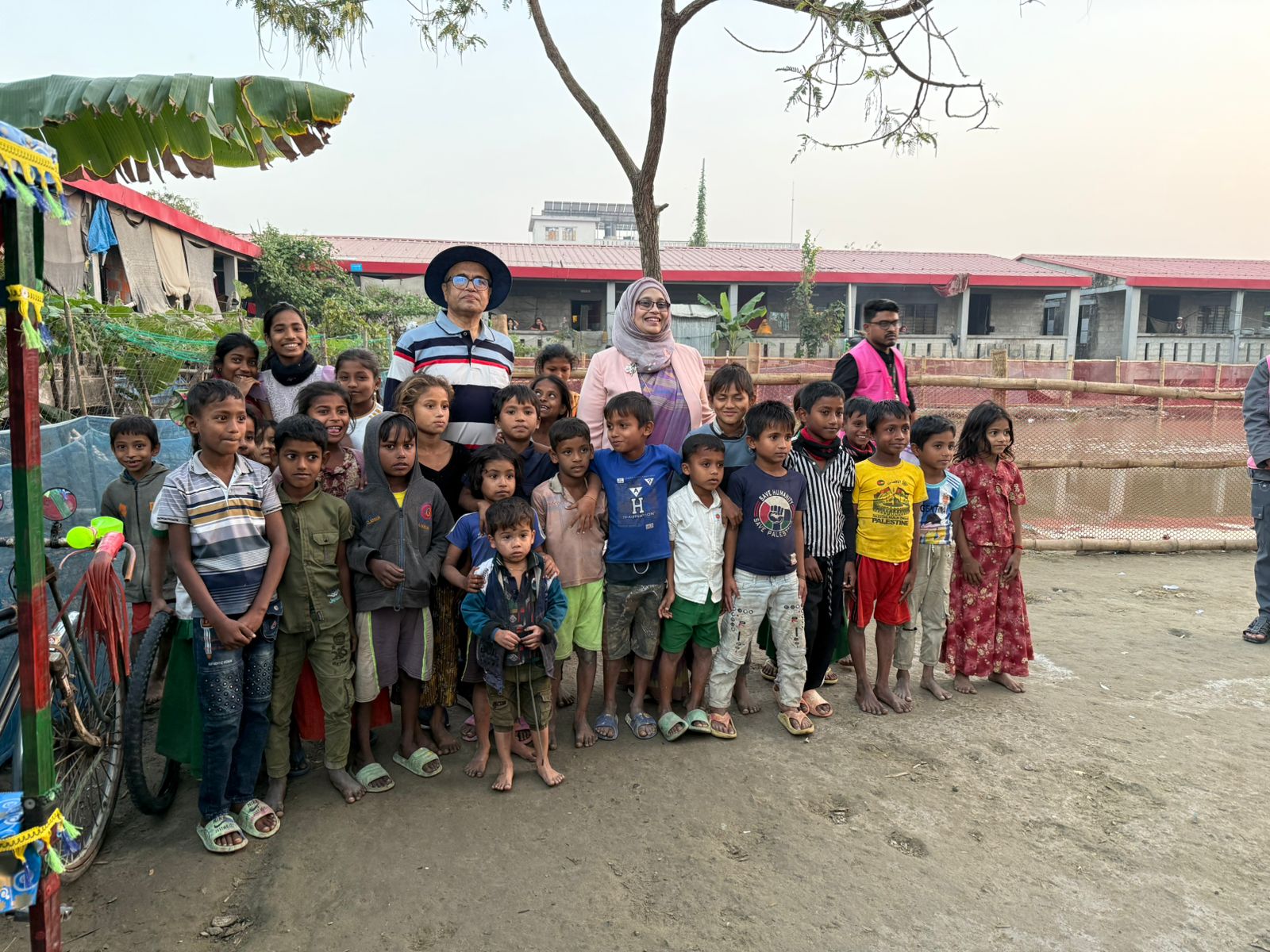 Field visit with the high officials of ERD and representative form Unicef to monitor child protection at Bhasan Char Rohingya camp on 14 and 15 January 2026