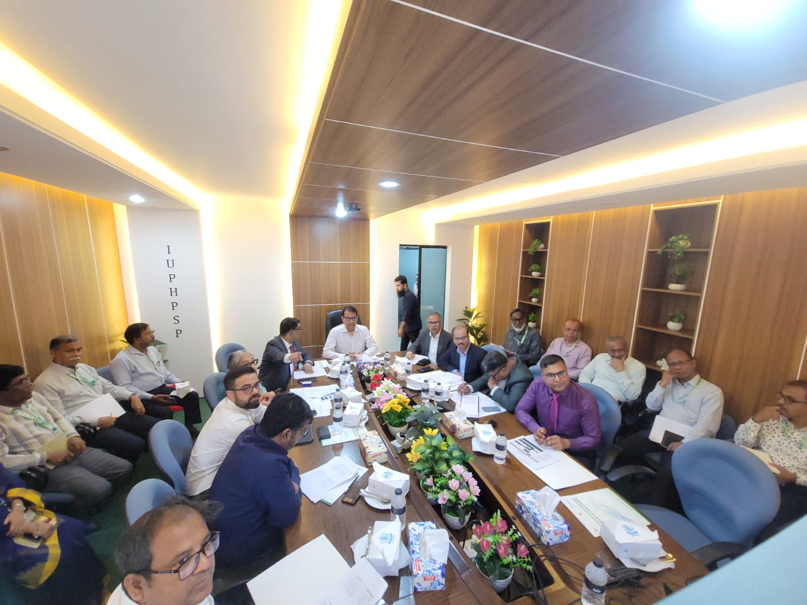 Wrap up meeting of Implementation Support Mission (ISM) of the World Bank held on10 August 2025 at the Conference room of PMU IUPHPSP.