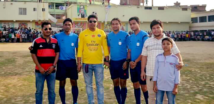 ঈদগাঁহ হাইস্কুল মাঠে বঙ্গবন্ধু নাইন এ সাইট গোল্ডকাপ ফুটবল টুর্ণামেন্টের জালালাবাদ ফুটবল টিম