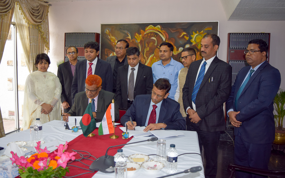 বাংলাদেশ-ভারত যৌথ কমিটির ৬৮-তম সভার কার্যবিবরণী স্বাক্ষর