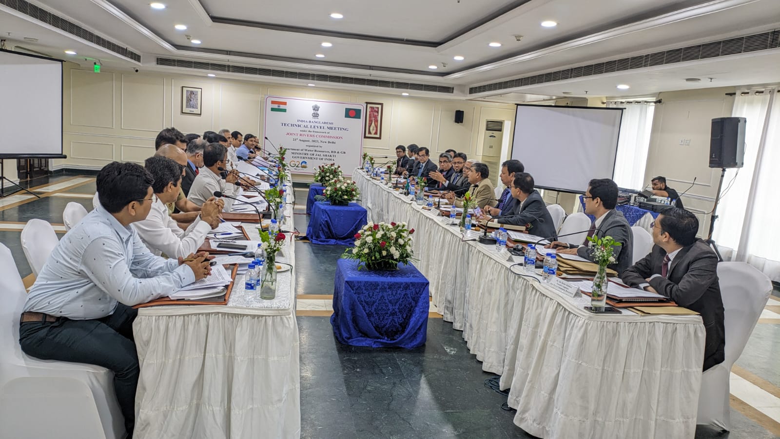 বাংলাদেশ-ভারত যৌথ নদী কমিশনের কারিগরি পর্যায়ের সভা বিগত ২৩-২৪ আগস্ট ২০২৩ তারিখে ভারতের নয়া দিল্লীতে অনুষ্ঠিত হয়