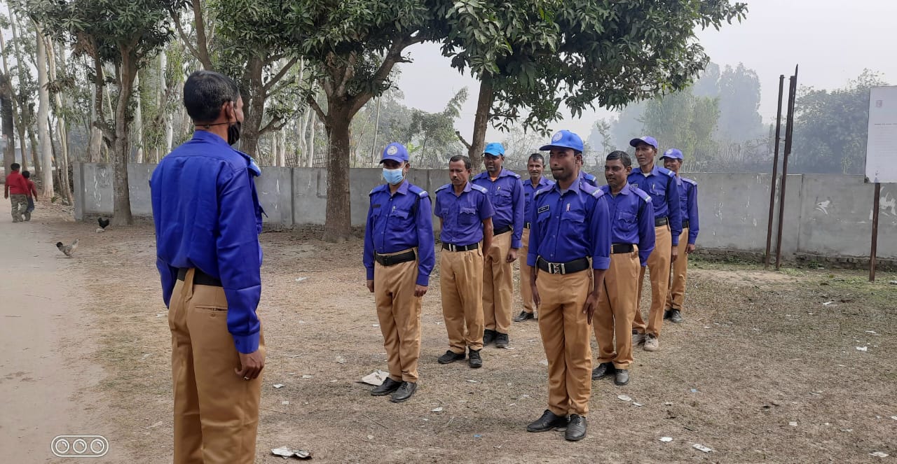 কচুয়া ইউনিয়ন গ্রাম পুলিশ প্যারেড প্রশিক্ষন
