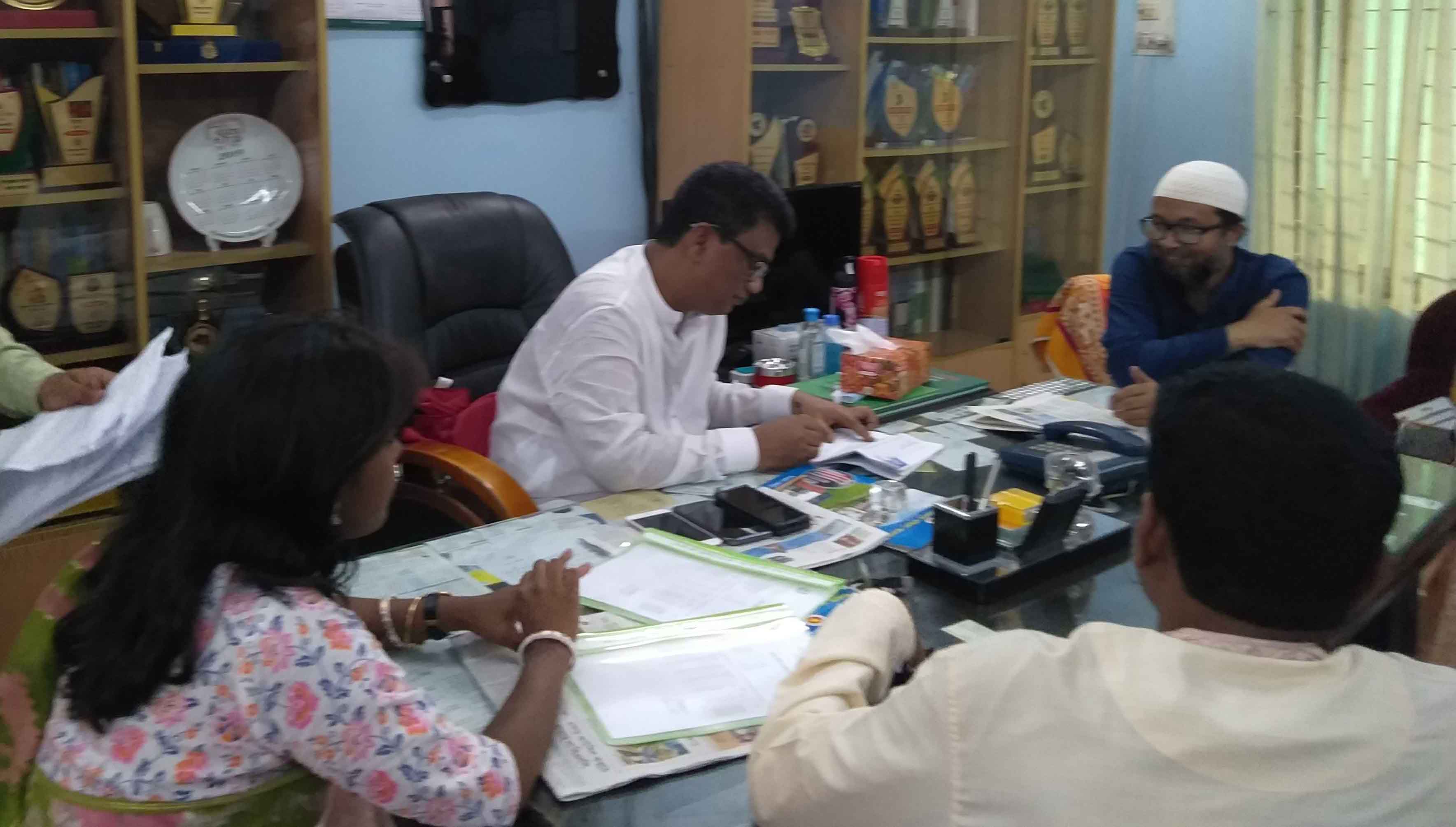 মাননীয় হুইপ জনা আবু ছাঈদ আল মাহমুদ স্বপন, সংসদ সদস্য, জয়পুরহাট-২ আসন এর কলেজ পরিদর্শন
