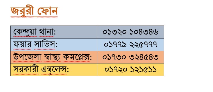জরুরী ফোন কল