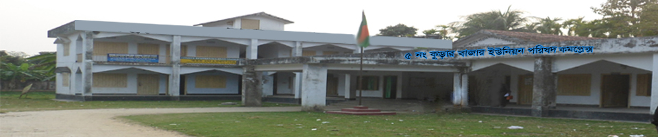 ৫নং কুড়ার বাজার ইউনিয়ন পরিষদ কমপ্লেক্স।