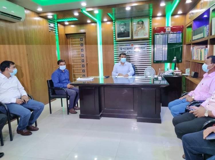 জেলা প্রশাসক মহোদয়ের উপজেলার বিভিন্ন উন্নয়নমূলক কার্যক্রম পরিদর্শন