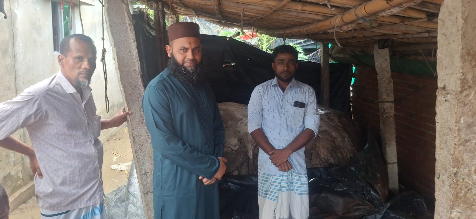 কোরবানীর পশুর চামড়া সংরক্ষণ কার্যক্রম পরিদর্শন