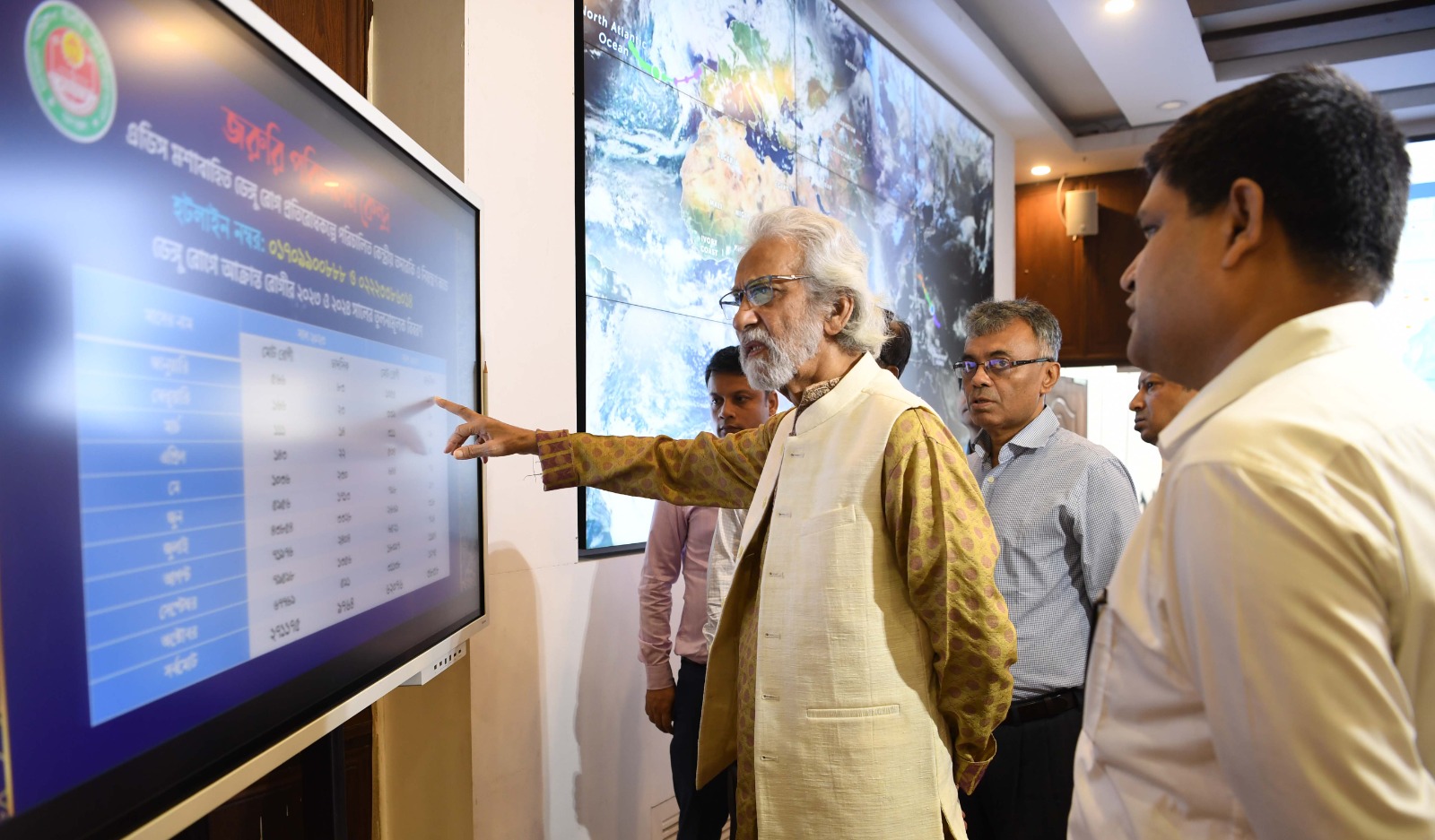 স্থানীয় সরকার, পল্লী উন্নয়ন ও সমবায় মন্ত্রণালয় এবং ভূমি মন্ত্রণালয়ের মাননীয় উপদেষ্টা জনাব  এ. এফ. হাসান আরিফ ঢাকা দক্ষিণ সিটি কর্পোরেশনের বংশালের নাজিরাবাজার এলাকায় মশক নিধন কার্যক্রম পরিদর্শন করেন। পরে, নগর ভবনস্থ কন্ট্রোলরুমে সরাসরি লার্ভিসাইডিং এবং ফগিং প্রক্রিয়া সরাসরি অনলাইনে পর্যবেক্ষণ করেন৷