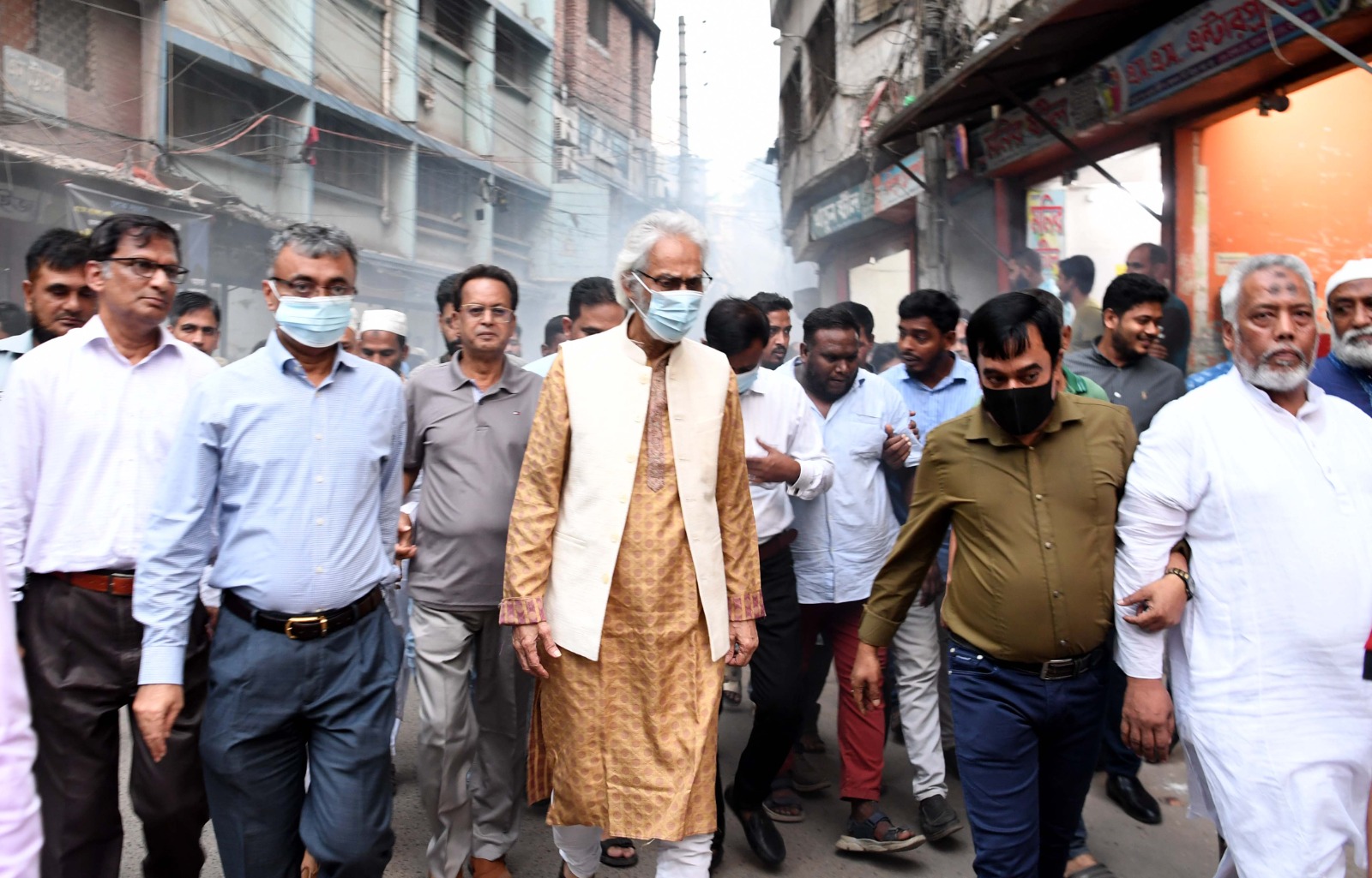 স্থানীয় সরকার, পল্লী উন্নয়ন ও সমবায় মন্ত্রণালয় এবং ভূমি মন্ত্রণালয়ের মাননীয় উপদেষ্টা জনাব  এ. এফ. হাসান আরিফ ঢাকা দক্ষিণ সিটি কর্পোরেশনের বংশালের নাজিরাবাজার এলাকায় মশক নিধন কার্যক্রম পরিদর্শন করেন। পরে, নগর ভবনস্থ কন্ট্রোলরুমে সরাসরি লার্ভিসাইডিং এবং ফগিং প্রক্রিয়া সরাসরি অনলাইনে পর্যবেক্ষণ করেন৷