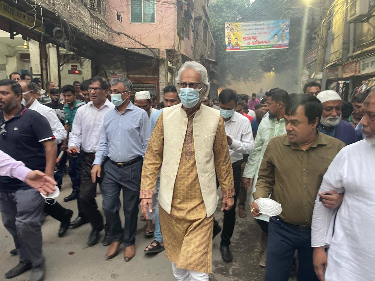 স্থানীয় সরকার, পল্লী উন্নয়ন ও সমবায় মন্ত্রণালয় এবং ভূমি মন্ত্রণালয়ের মাননীয় উপদেষ্টা জনাব  এ. এফ. হাসান আরিফ ঢাকা দক্ষিণ সিটি কর্পোরেশনের বংশালের নাজিরাবাজার এলাকায় মশক নিধন কার্যক্রম পরিদর্শন করেন। পরে, নগর ভবনস্থ কন্ট্রোলরুমে সরাসরি লার্ভিসাইডিং এবং ফগিং প্রক্রিয়া সরাসরি অনলাইনে পর্যবেক্ষণ করেন৷