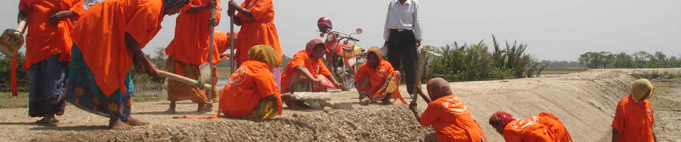 এলসিএস এর মাধ্যমে গ্রামীন কাচা সড়ক উন্নয়ন।