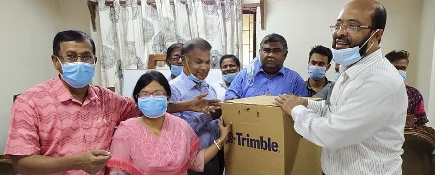 Total Station is Given By Our Honourable Tangail XEN Sir to Our Upazilla Engineer