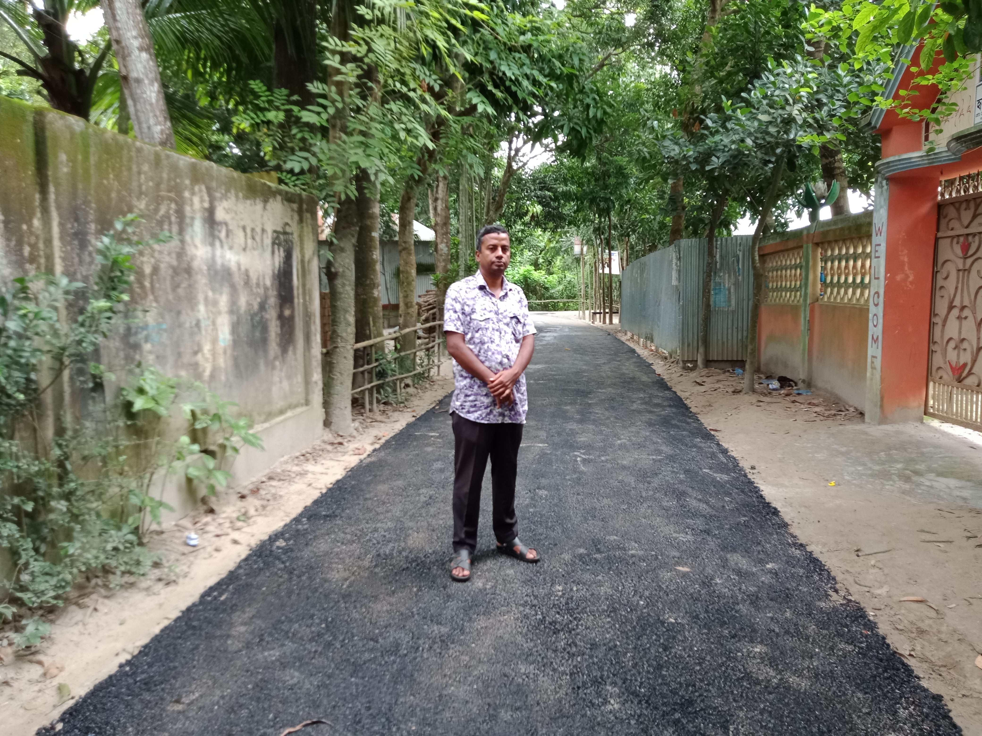 Karatia- jashihat via dauli rd carpeting under iriridp 2 projec. 