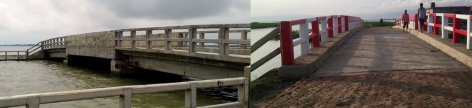 বিম্বম্ভরপুর উপজেলার এলজিইডি এর উন্নয়নমূলক কাজের ছবি।