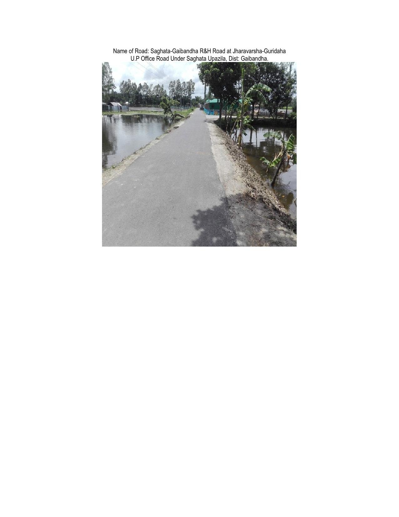 বন্যায় ক্ষতিগ্রস্ত রাস্তা/সেতু/কালভাট
