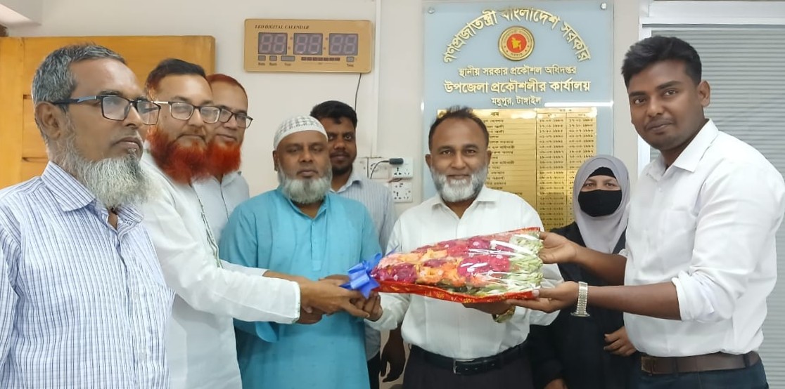 ২৮ তম উপজেলা প্রকৌশলী যোগদান