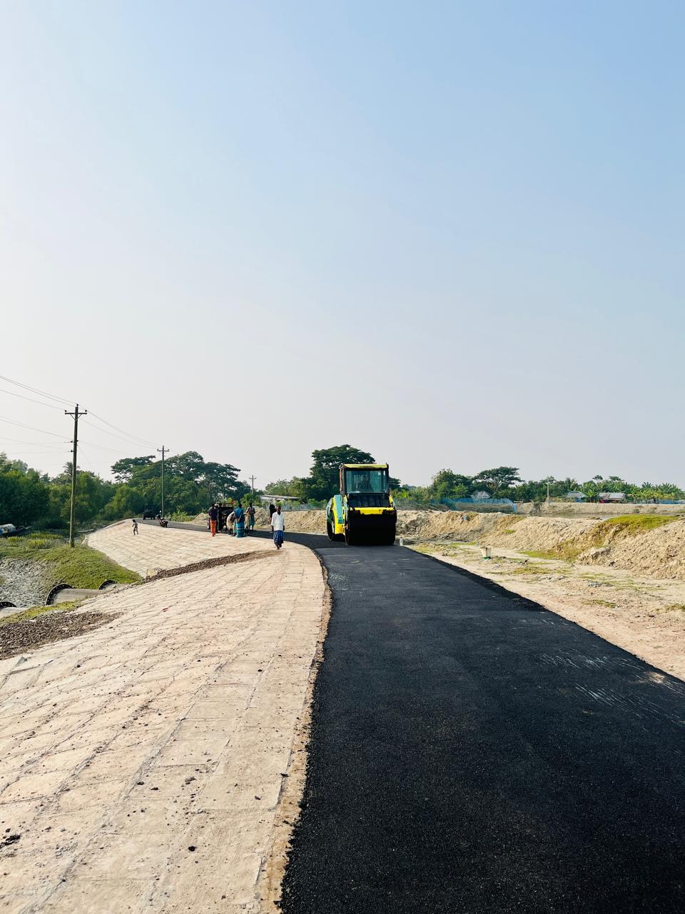 গ্রামীণ সড়ক ব্লক গাইড ওয়াল